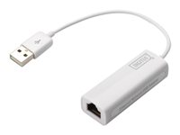 DIGITUS Netværksadapter USB 2.0 100Mbps Kabling