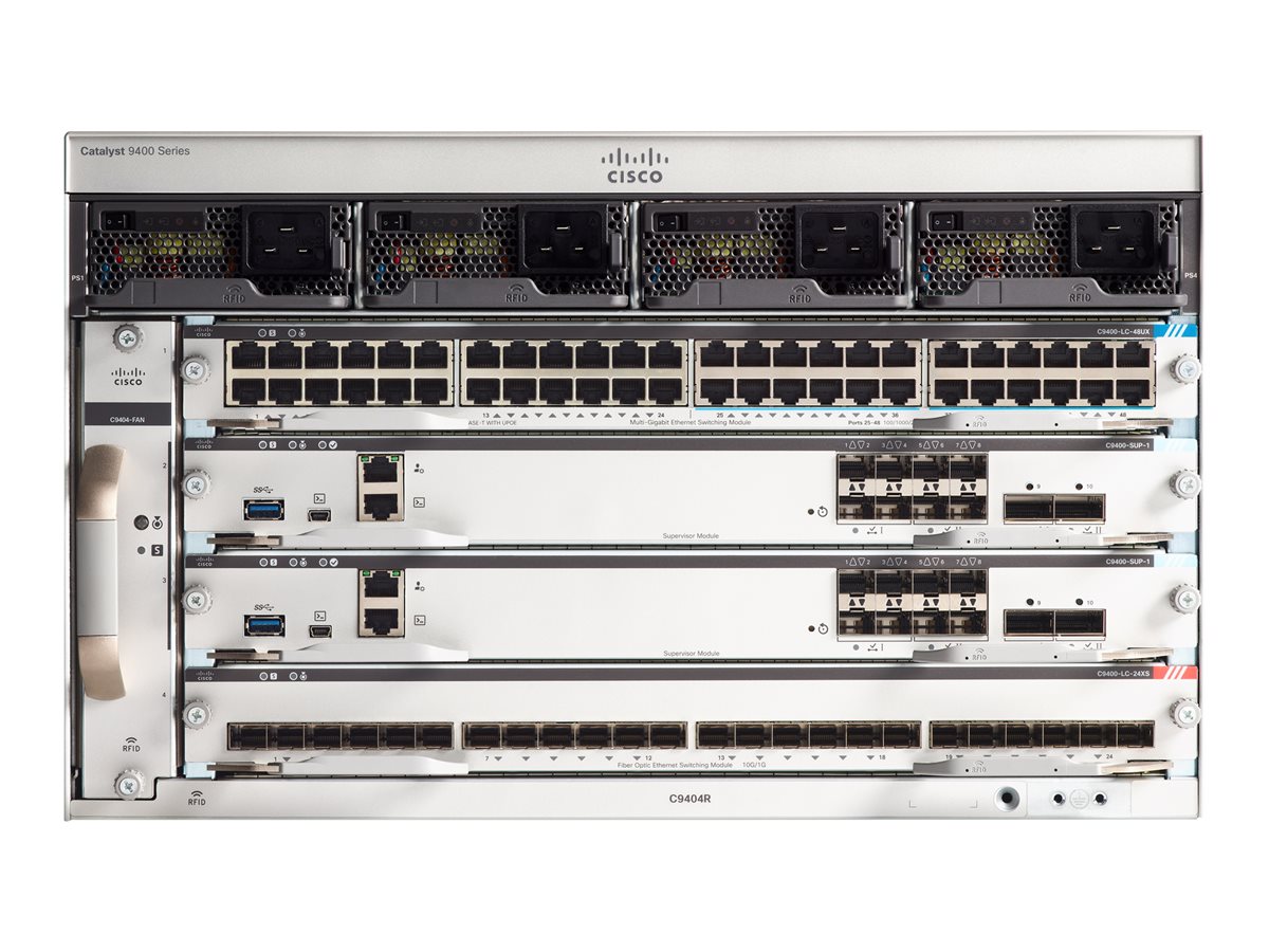 CISCO Catalyst 9400 Series 4 slot chass