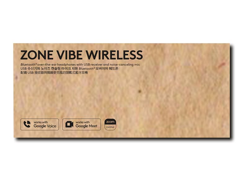 Logitech Zone Vibe Wireless - Micro-casque - circum-aural - Bluetooth