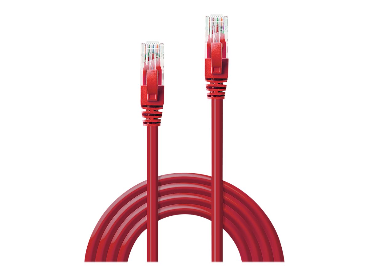 C ble réseau Rouge Cat.6 U/UTP, 10m