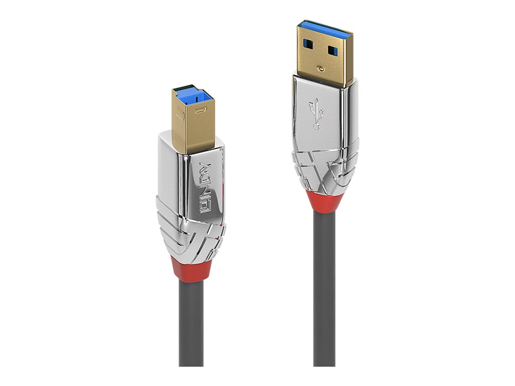 C ble USB 3.2 Type A vers B, 5Gbit/s, Cromo Line, 0.5m
