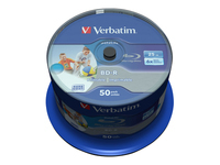 Verbatim DataLife - 50 x BD-R - 25 GB 6x - ink jet printable surface - spindle