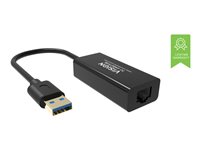 Vision TC-USBETH/BL - network adapter - USB 2.0 - Gigabit Ethernet x 1