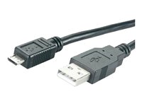 MediaRange USB 2.0 USB-kabel 1.2m Sort