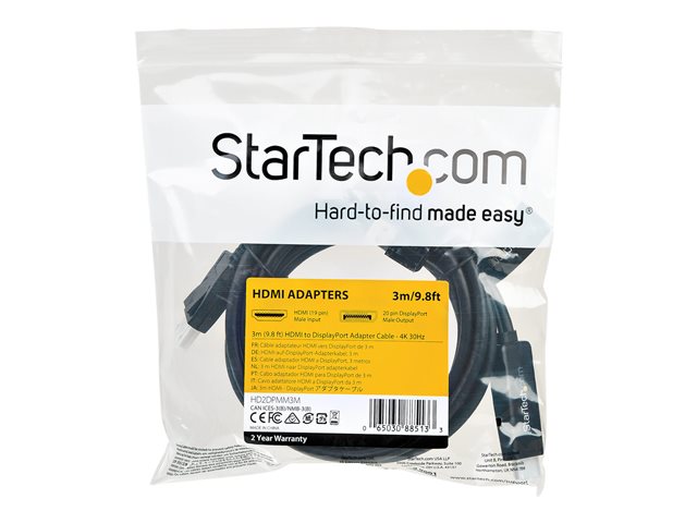 Adapter - HDMI to DisplayPort Cable - 4K – foto 4