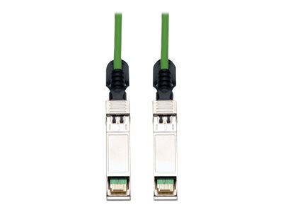 Eaton Tripp Lite Series SFP+ 10Gbase-CU Passive Twinax Copper Cable, SFP-H10GB-CU5M Compatible, Green, 5M (16.4 ft.)