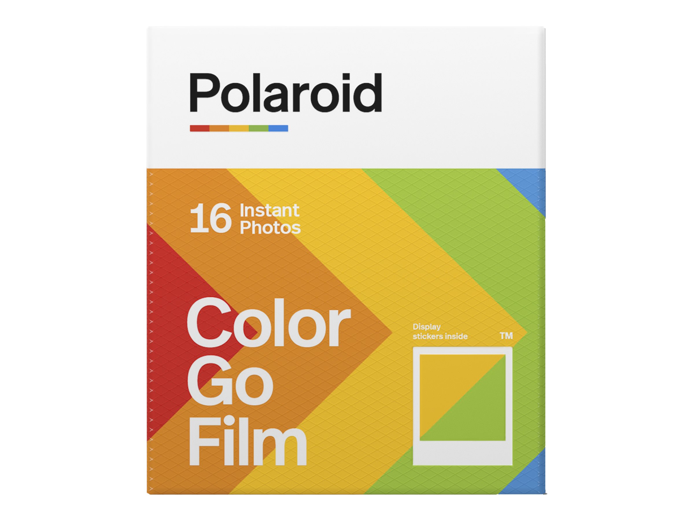 Polaroid Colour Film Go Colour Instant Film 2 pack - 16 Exposures - PRD006017