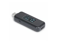 StarTech.com USB-C Power Tester, Bi-Directional Digital Voltage/Current