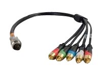 C2G RapidRun Component Video + Stereo Audio Flying Lead