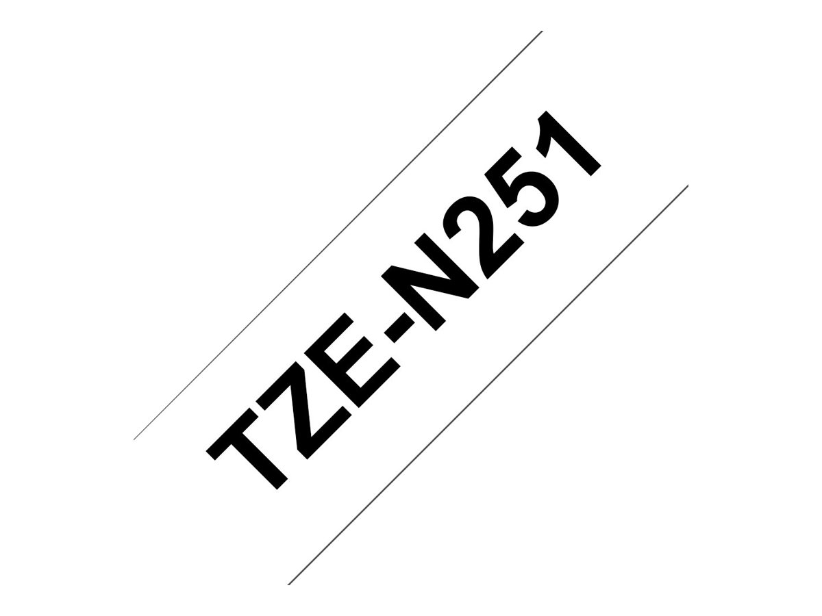 Brother TZe-N251 - nelaminovaná páska - 1 kazeta/y - Role (2,4 cm x 8 m) – foto 2