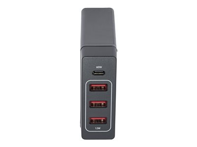 Slim 4-Port Hub USB-C to USB-A (3x) & USB-C (1x) Portable Adapter