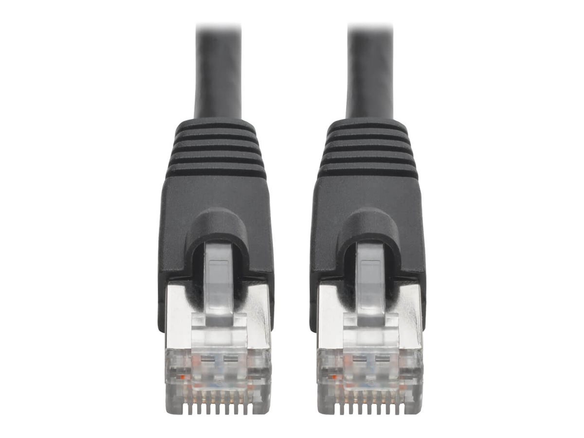 Eaton Tripp Lite Series Cat6a 10G Snagless Shielded STP Ethernet Cable (RJ45 M/M), PoE, Black, 20 ft. (6.09 m)