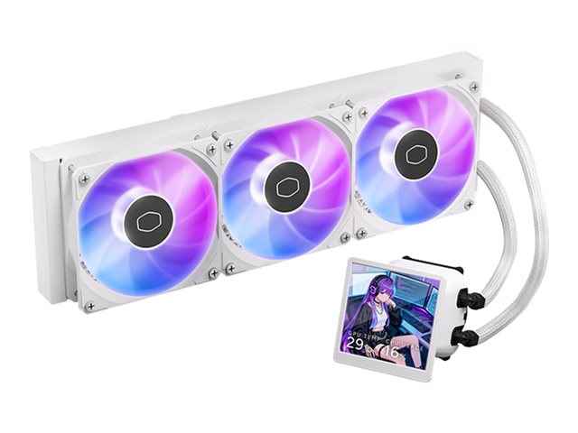 Cooler Master MasterLiquid Core LCD 360, processor liquid cooling system, 4-inch