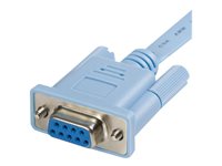 StarTech.com 6 ft RJ45 to DB9 Cisco Console Management Router Cable - M ...