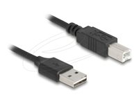 Delock USB-kabel 80cm Sort