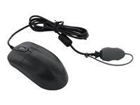 Seal Shield Silver Storm Waterproof - Mouse - optical - 2 buttons - wired - USB - black