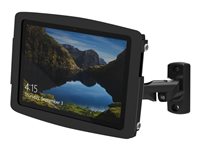 Compulocks Swing Arm Surface Pro7 / Galaxy TabPro S Wall Mount Kiosk Black Tablet Indelukke