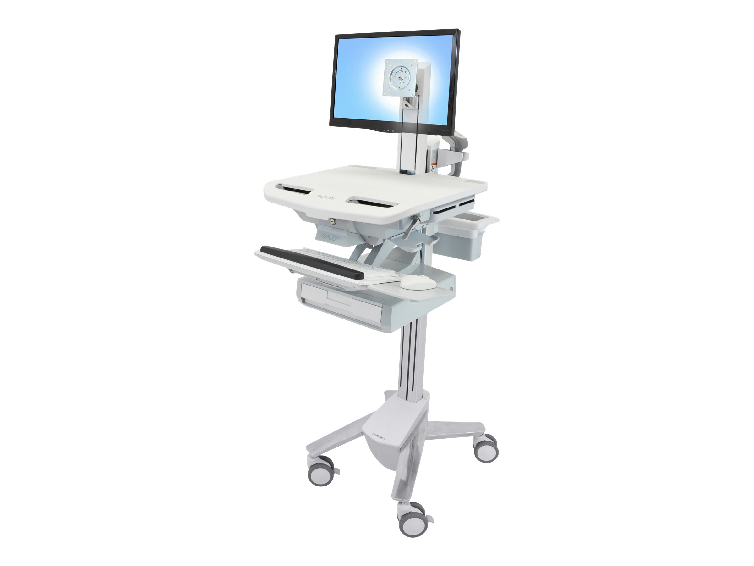Ergotron StyleView Cart with LCD Pivot, 1 Drawer