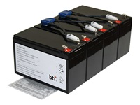BTI - Batterie d'onduleur (équivalent à : APC RBC8) - 12 V - 4 x batterie 