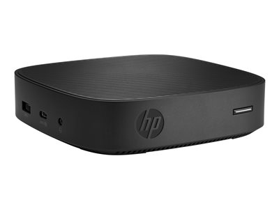 HP t430 - Client leger - MBF 1 x Celeron N4000 / jusqu'a 2.6 GHz - RAM 4 Go - flash - eMMC 32 Go - UHD Graphics 600 - Gigabit Ethernet - HP Smart Zero Core - moniteur : aucun - clavier : Francais canadien - Smart Buy