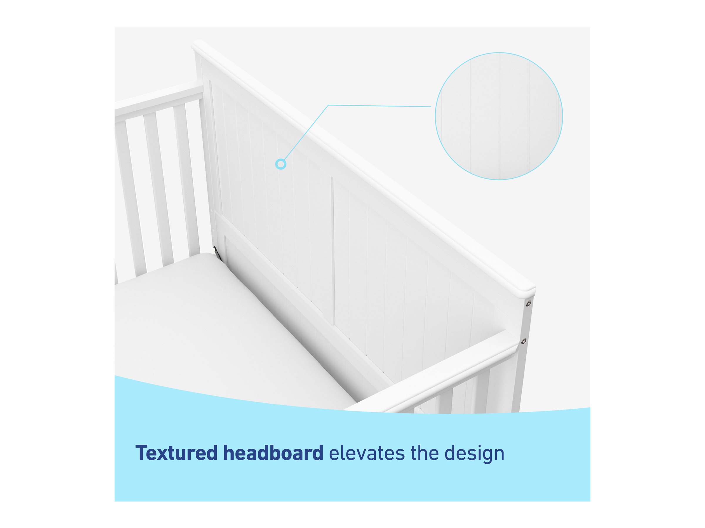 Hadley 4in1 Convertible Crib with Drawer