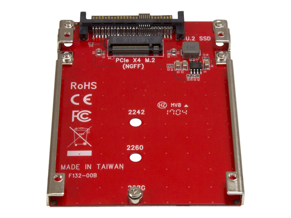 StarTech.com M.2. PCI-e NVMe to U.2 (SFF-8639) Adapter - Not Compatible with SATA Drives or SAS Controllers - For M.2 PCIe NVMe SSDs - PCIe M.2 Drive to U.2 Host Adapter - M2 SSD Converter (U2M2E125) - adaptér rozhraní - M.2 Card - U.2 – foto 2