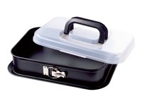 Kaiser Inspiration Springform Sort Sølv Transparent