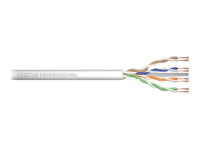 DIGITUS CAT 6A U/UTP Twisted Pair Roh-Patchkabel,305m,grau - DK-1613-A-P-305