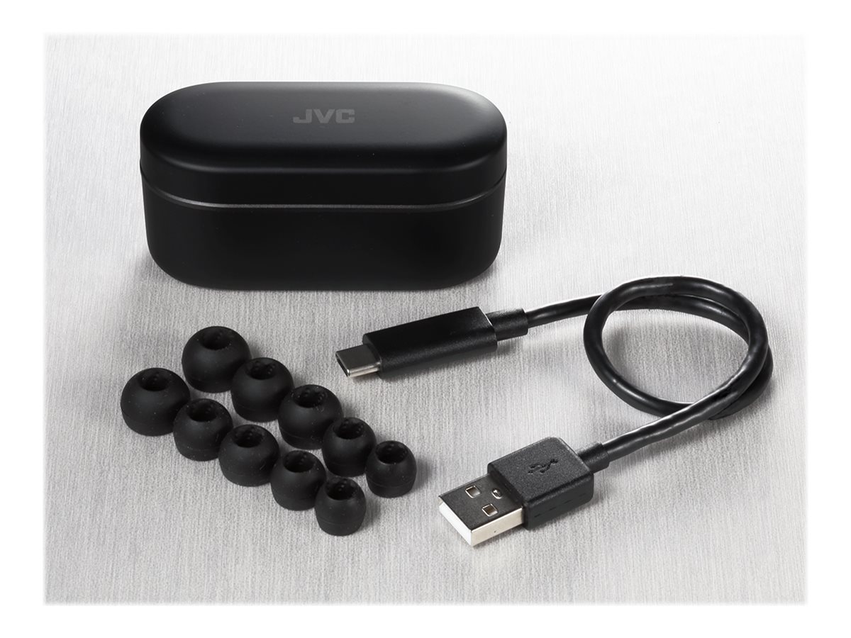 JVC True Wireless Noise-Cancelling Earphones - Black - HA-FW1000T