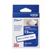 Ruban TZ textile 12mm bleu / blanc