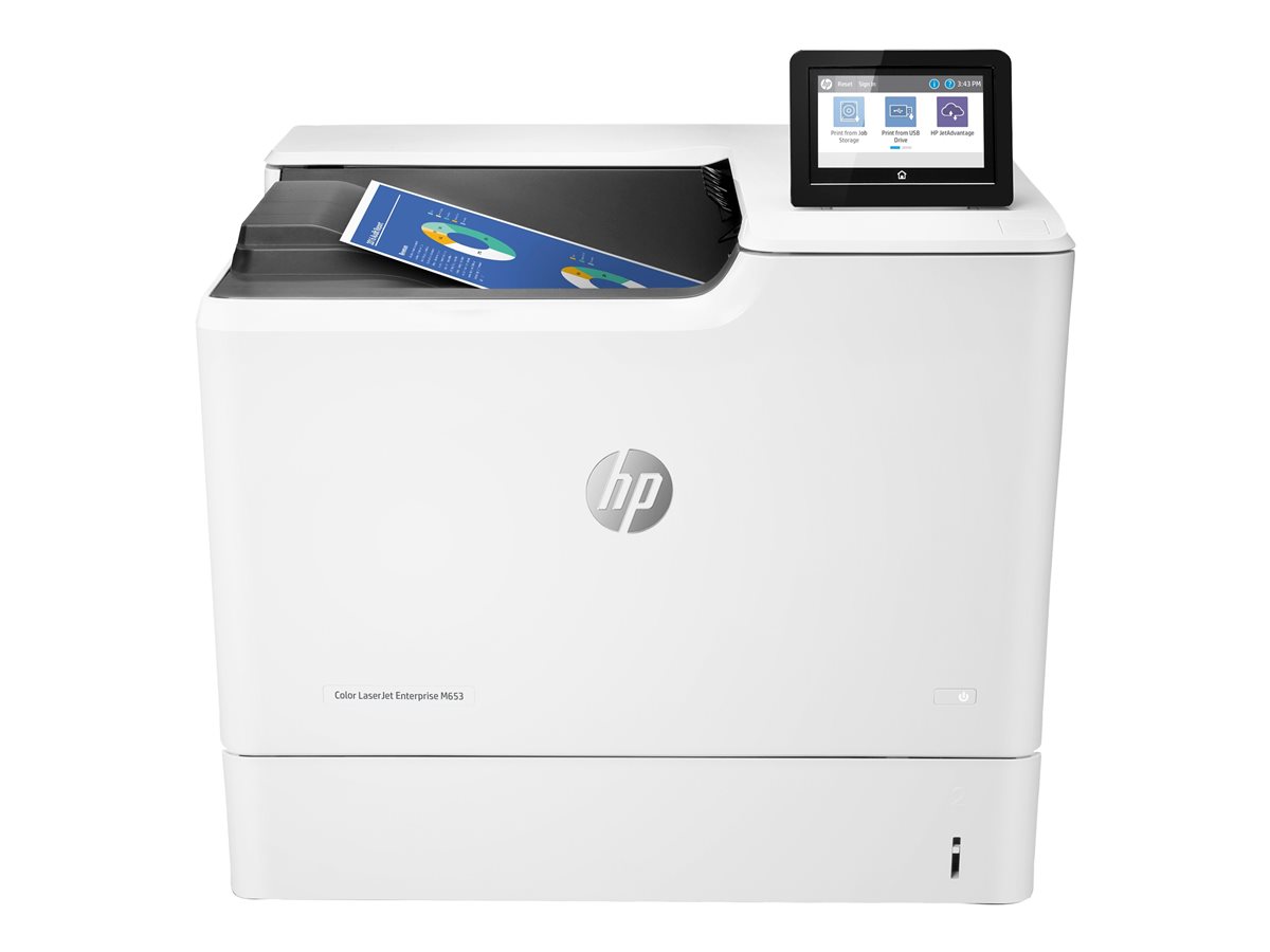HP Color LaserJet Enterprise M653dn - tiskárna - barva - laser – foto 3