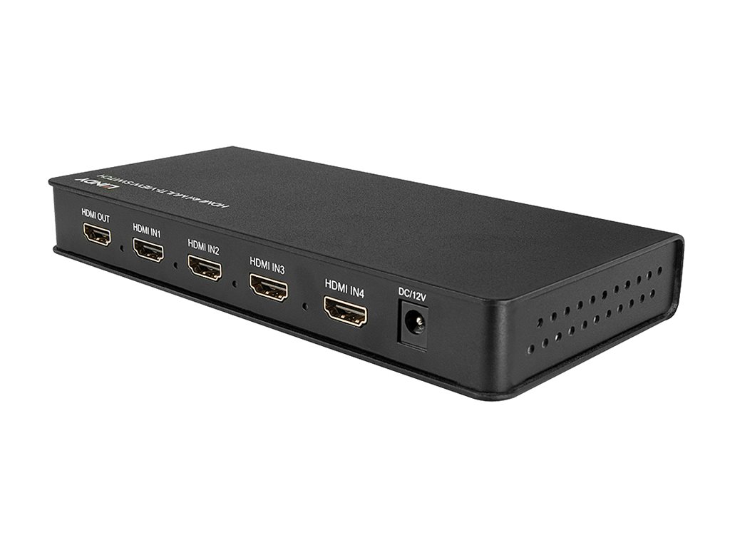 Switch HDMI Multi-View, 4 ports.Integre 4 signaux FHD pour les afficher sur un s