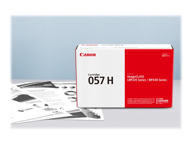 Canon 057 H high capacity black original toner Product shot Front 79201