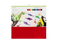 Cricut Hobbymateriale Sort Hvid Blå Gul Rød Grøn Orange Pink Turkis