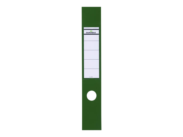 Durable Ordofix Lever Arch Label Green Pack Of 10