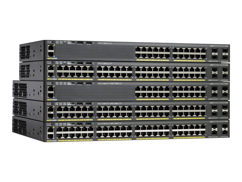 CISCO Catalyst2960-X48GigE PoE370W 4x1G