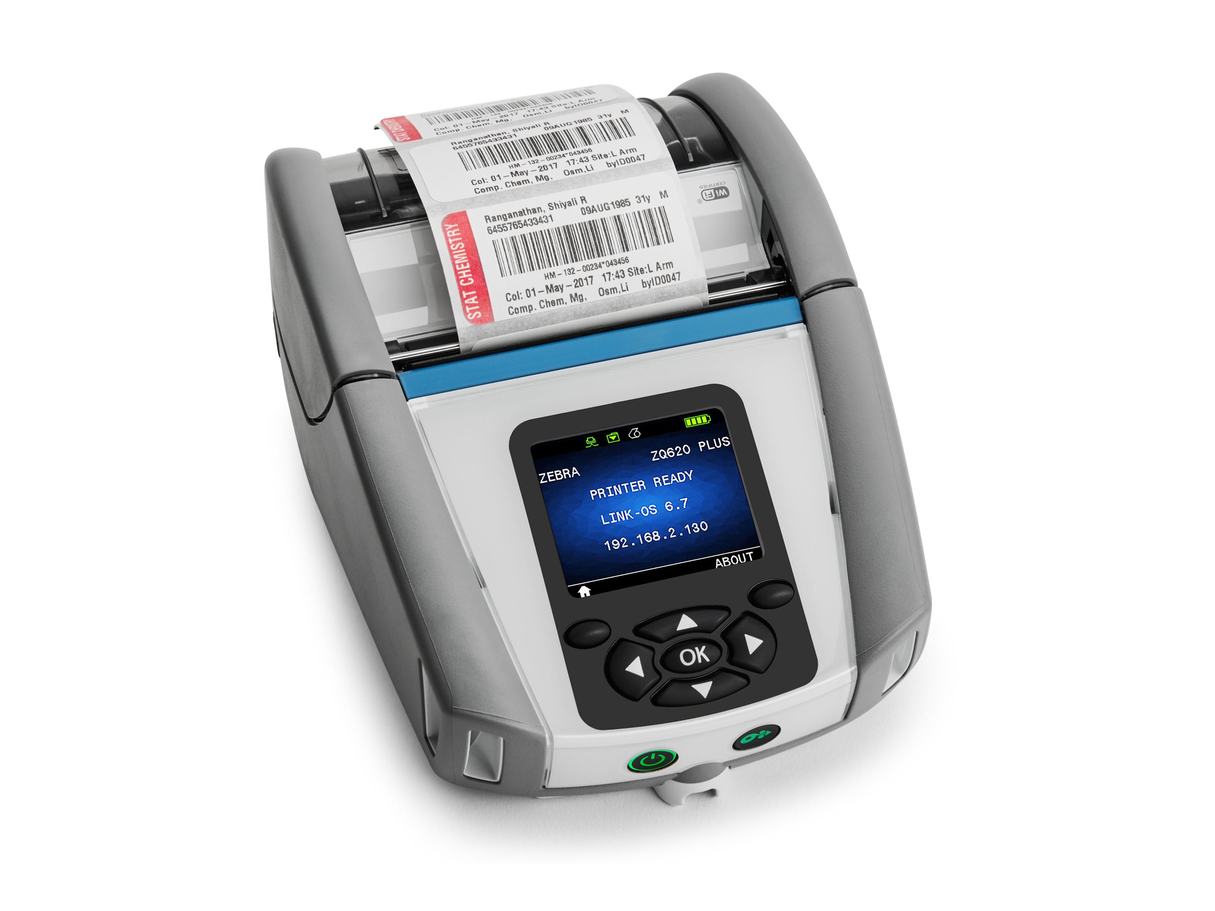 Zebra ZQ600 Series ZQ620 Plus-HC