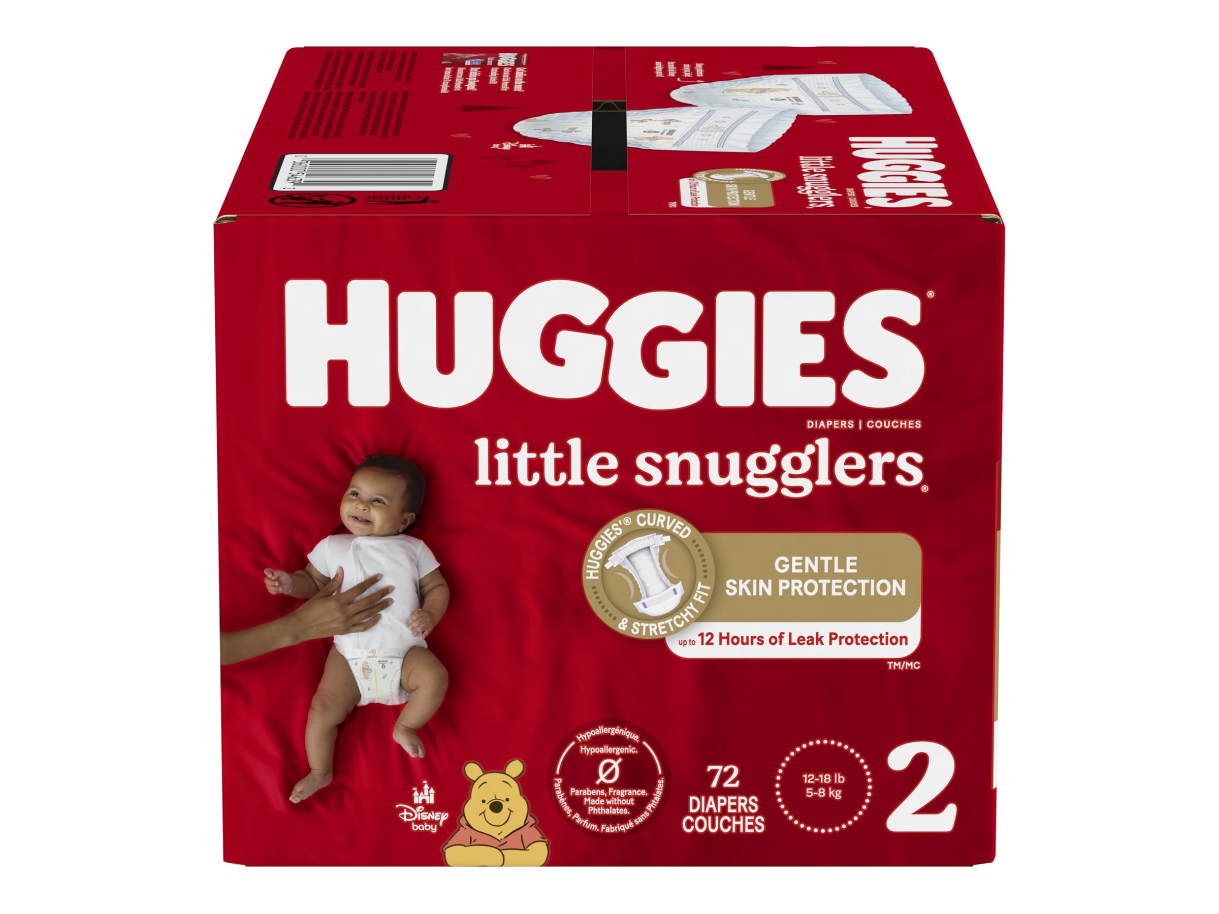 Case of huggies store diapers size 2