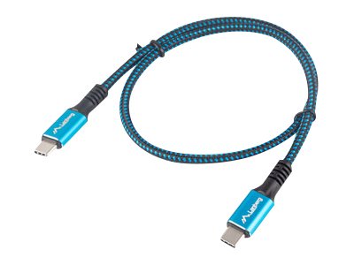Lanberg USB4 USB Type-C kabel 50cm Sort Blå
