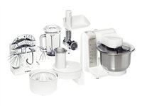 Bosch MUM4880 Køkkenmaskine Sølv/hvid