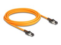 DeLOCK CAT 6a S/FTP 3m Netværkskabel Orange