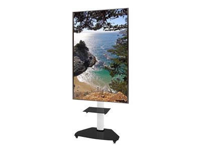 TECHLY TV Trolley weiss fuer LCD TV