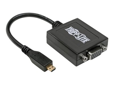 Tripp Lite Micro HDMI to VGA Adapter Converter with Audio Smartphone / Tablet / Ultrabook