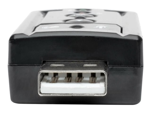 Tripp Lite USB External Sound Card Microphone Speaker Virtual 7.1 Channel - Sound card - USB