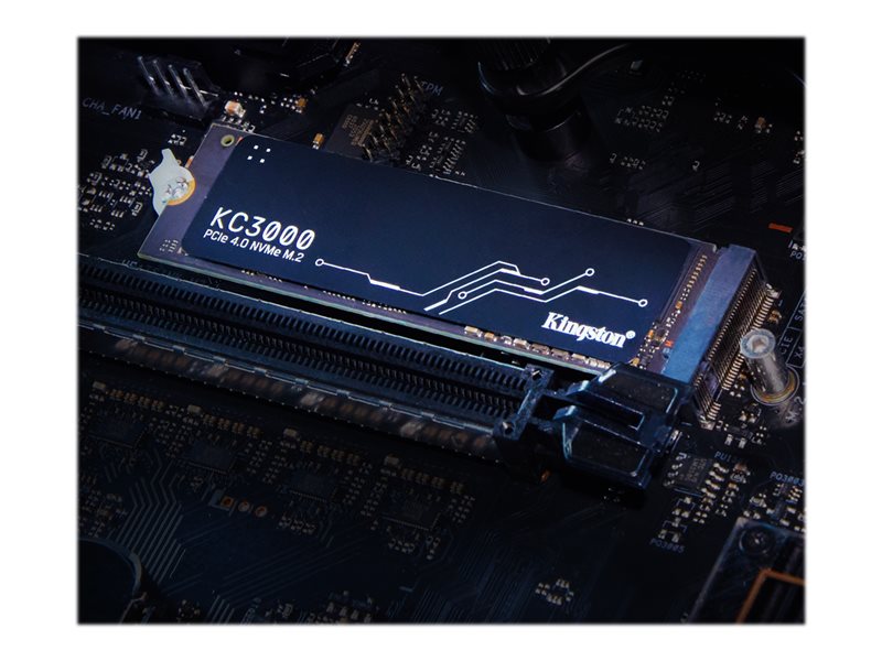 Kingston KC3000 - SSD - 4096 GB - intern - M.2 2280 - PCIe 4.0 (NVMe)
