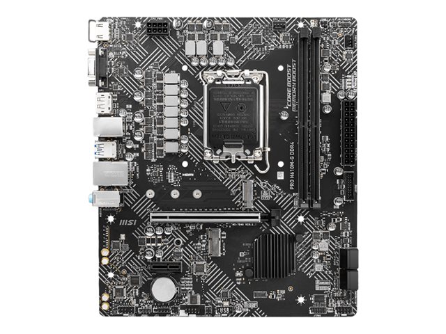 MSI PRO H610M-G DDR4 - základní deska - mikro ATX - zásuvka LGA1700 - H610 – foto 4