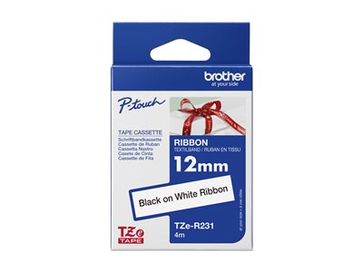 Brother TZe-R231 - Black on white