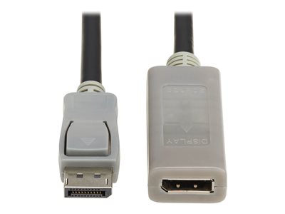 Eaton Tripp Lite Series DisplayPort Extension Cable with Active Repeater and Latching Connector (M/F), 4K 60 Hz, HDR, 4:4:4, HDCP 2.2, 15 ft. (4.6 m), TAA