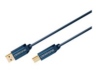 ClickTronic USB 2.0 USB-kabel 3m Grå