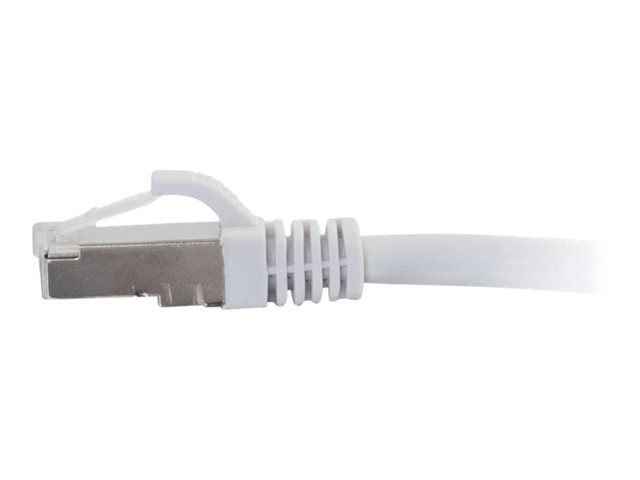 C2G Cat5e Booted Shielded (STP) Network Patch Cable - patch kabel - 7 m - bílá – foto 2